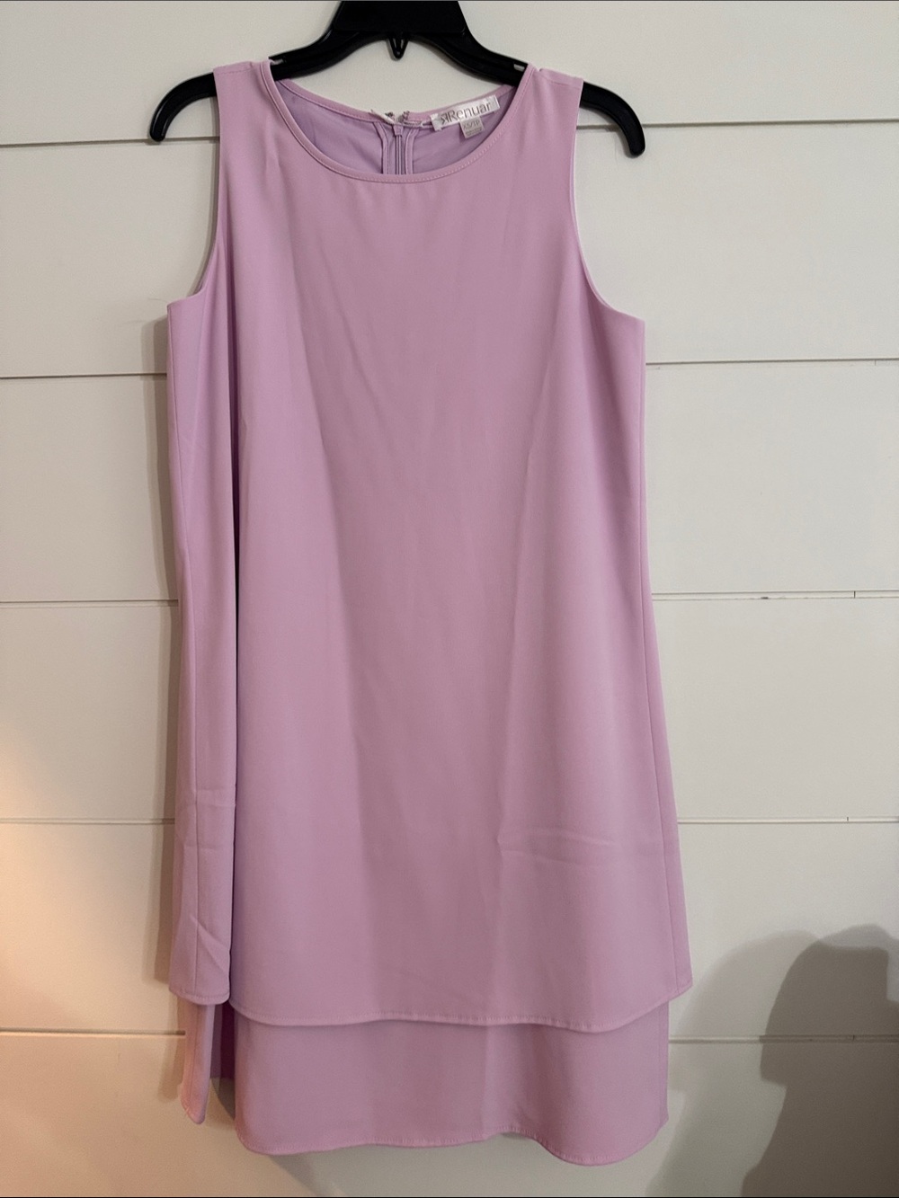 Renuar Lavender Sleeveless Shift Dress